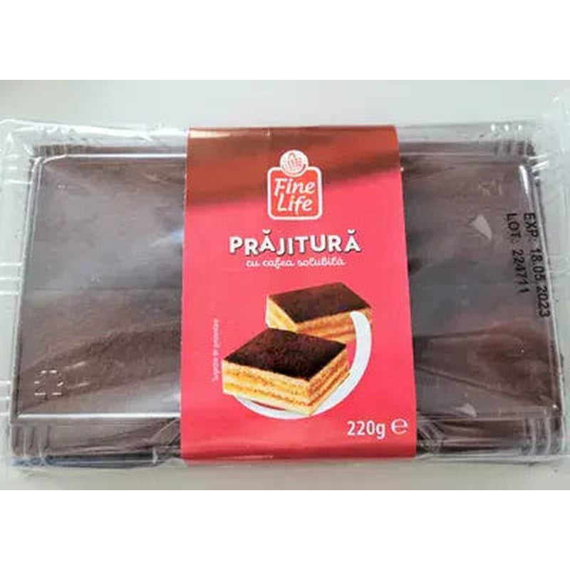 Fine Life Prajitura cu Crema cu Cafea Solubila 220 g