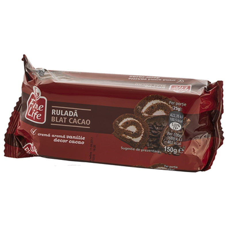 Fine Life Rulada de Cacao Vanilie 150 g