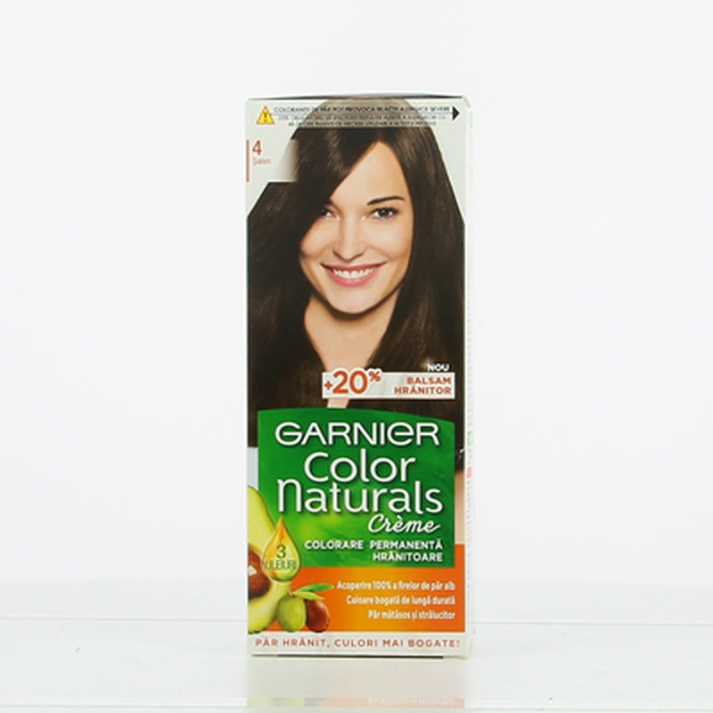 GARNIER COLOR NATURALS Vopsea de Par Nuanta 4 Saten 100 ml