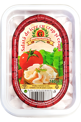 GASTRONATURA Salata Icre Crap & Ceapa 140 g