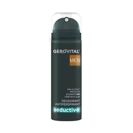 GEROVITAL Men Deodorant Antiperspirant Seductive 150 ml - WALTI