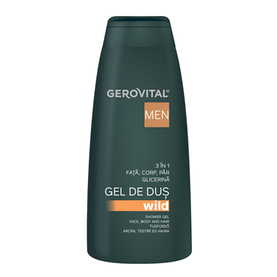 GEROVITAL Men Gel de Dus Wild 400 ml