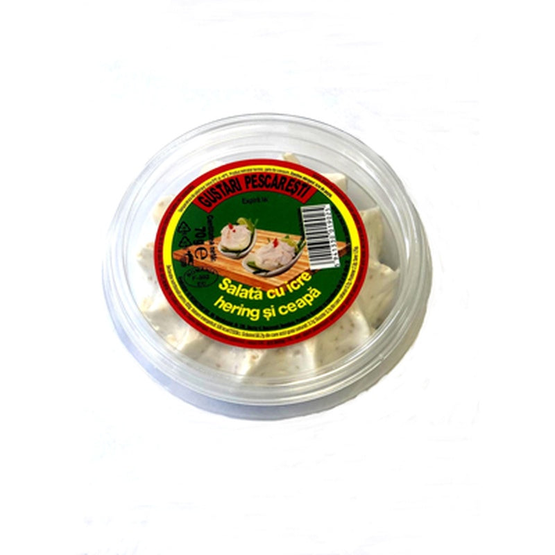 GUSTARI PESCARESTI Salata Icre Hering si Ceapa 70 g