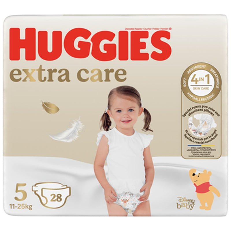 HUGGIES 28 Scutece Extra Care Nr 5 11-25 Kg