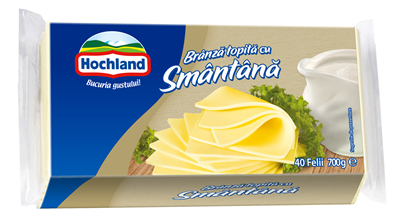 Hochland Branz Topita Felii Smantana 700 g