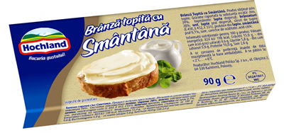 Hochland Branza Topita Bloc cu Smantana 90 g