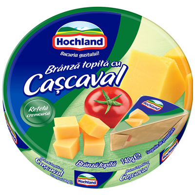 Hochland Branza Topita Triunghi cu Cascaval 140 g