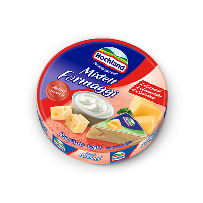 Hochland Branza Topita Triunghiuri Mixte Formaggi 140 g
