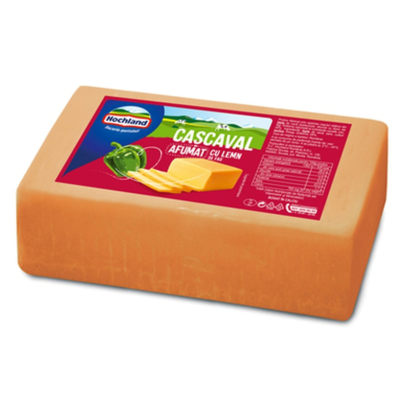 Hochland Cascaval Afumat, preț/kg (cca. 1,7 kg)