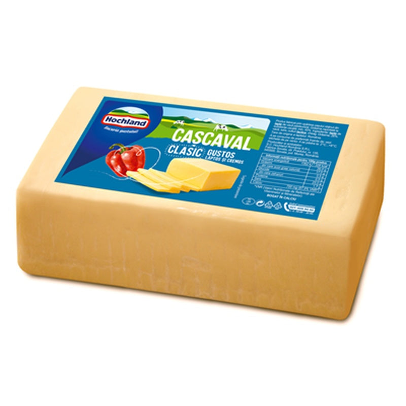 Hochland Cascaval, preț/kg (cca. 1,8kg)