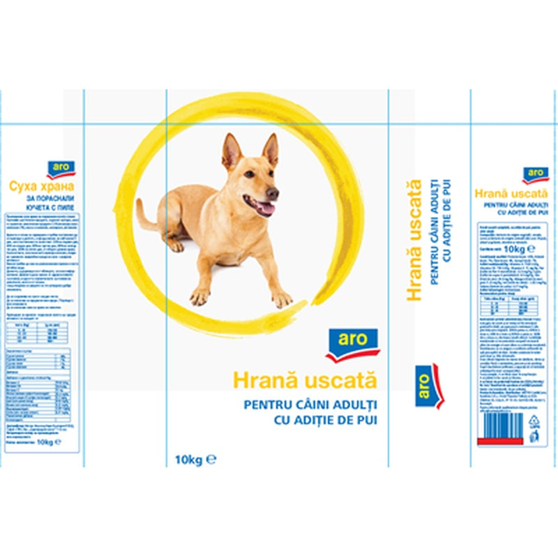 Hrana Uscata cu Aditie de Pui pentru Caini 10 Kg