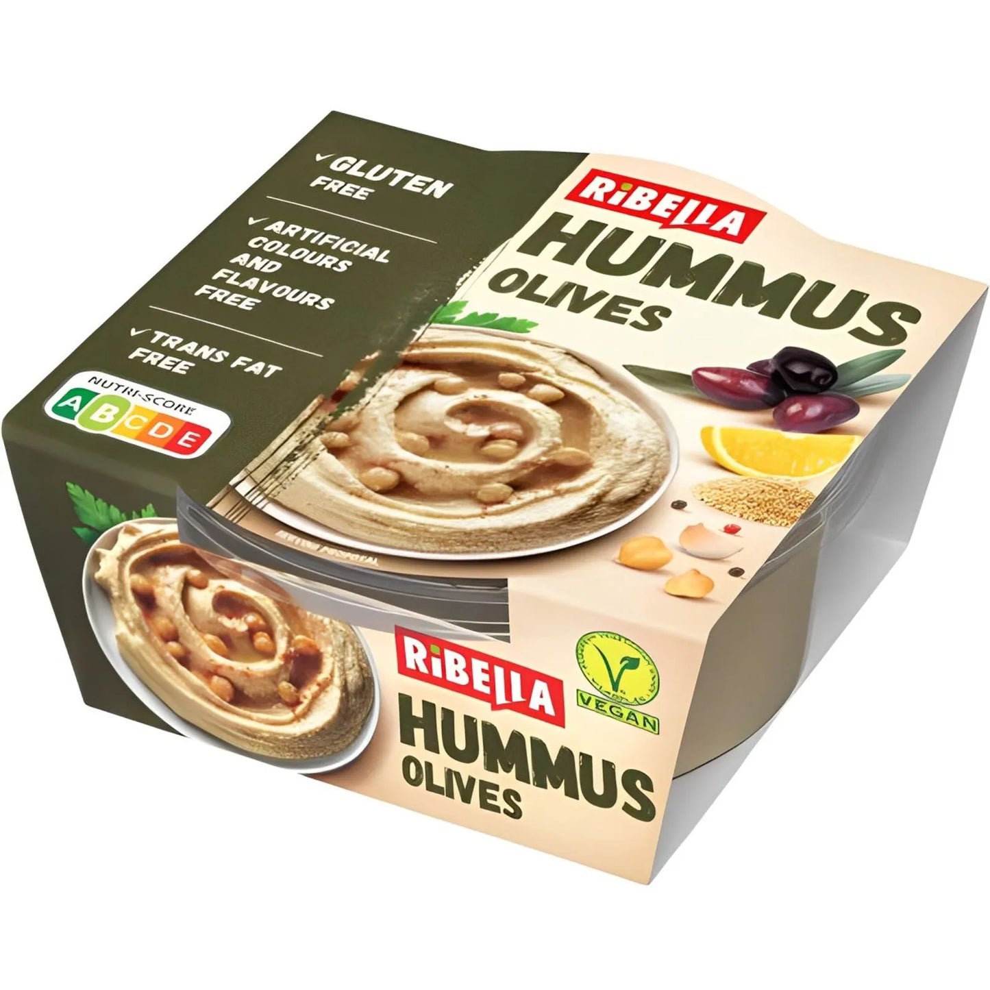 RIBELLA Humus cu Masline 200 g - WALTI