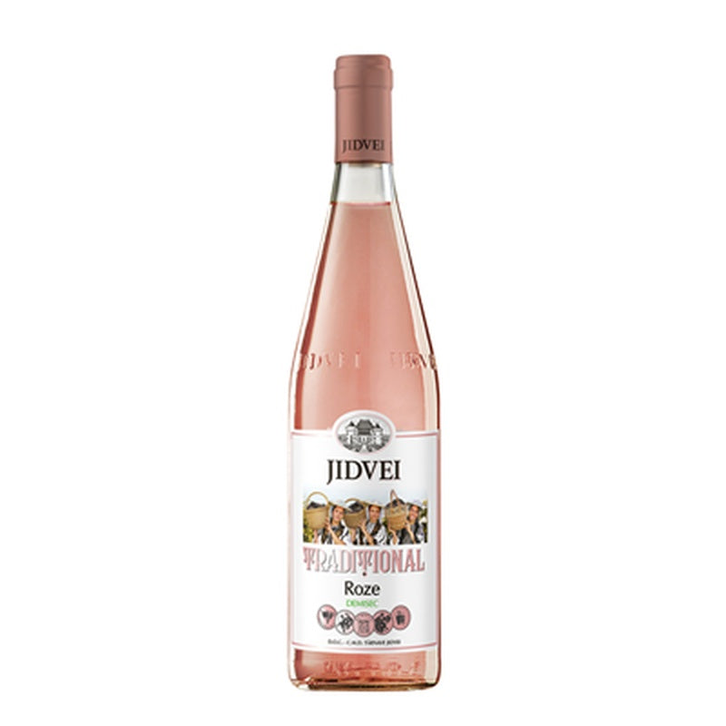 JIDVEI TRADITIONAL Vin Roze Demisec SGR 0,75 L
