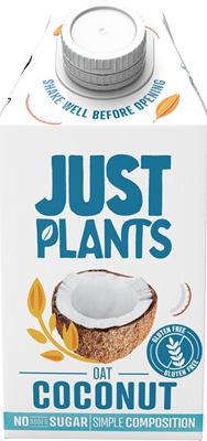 JUST PLANTS Băutură Vegetală Ovăz - Cocos 500 ml