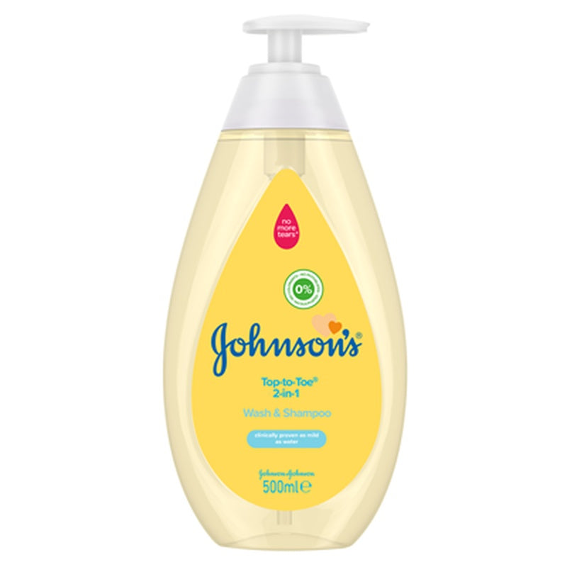 Johnson's 2 în 1 Loțiune de Spălare si Sampon 500 ml