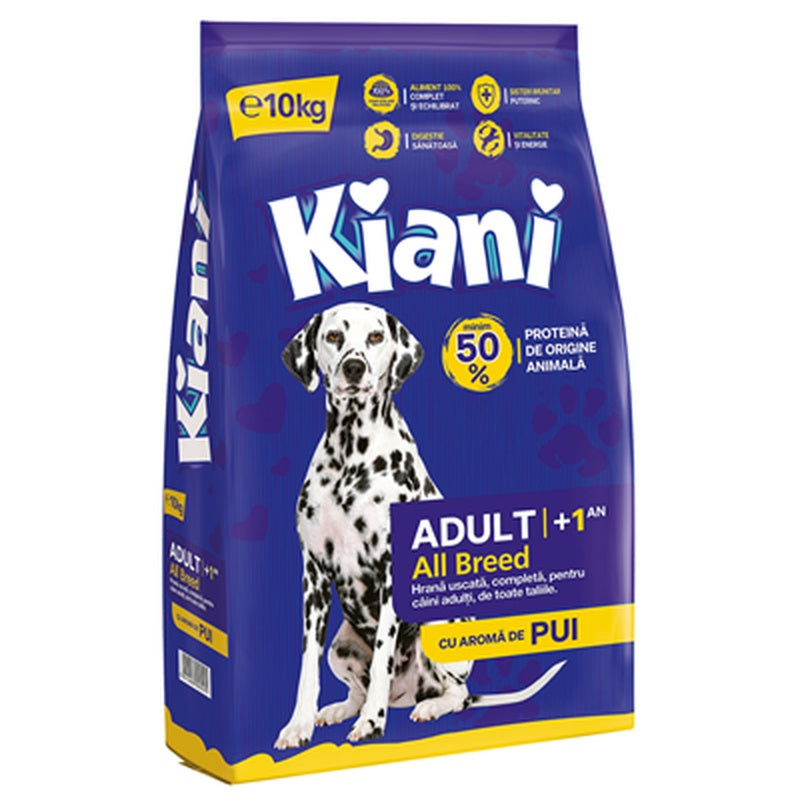 Kiani Hrana Uscata cu Aroma de Pui Talie M/L 10 Kg