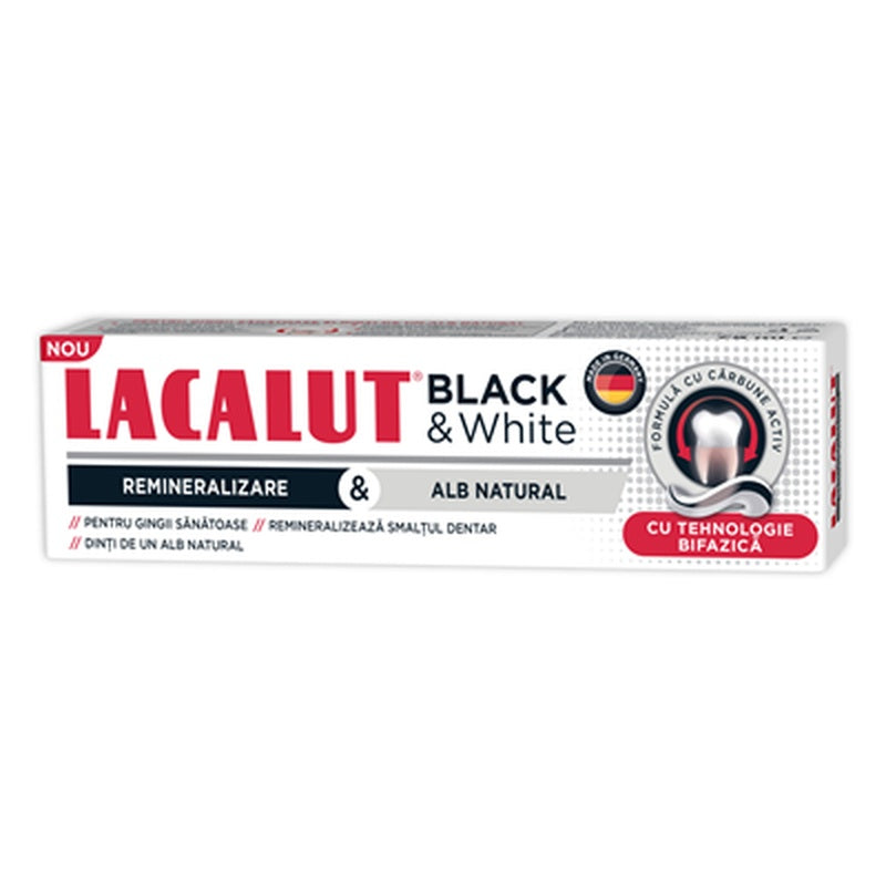 LACALUT Alb & Negru Pasta de Dinti 75 ml
