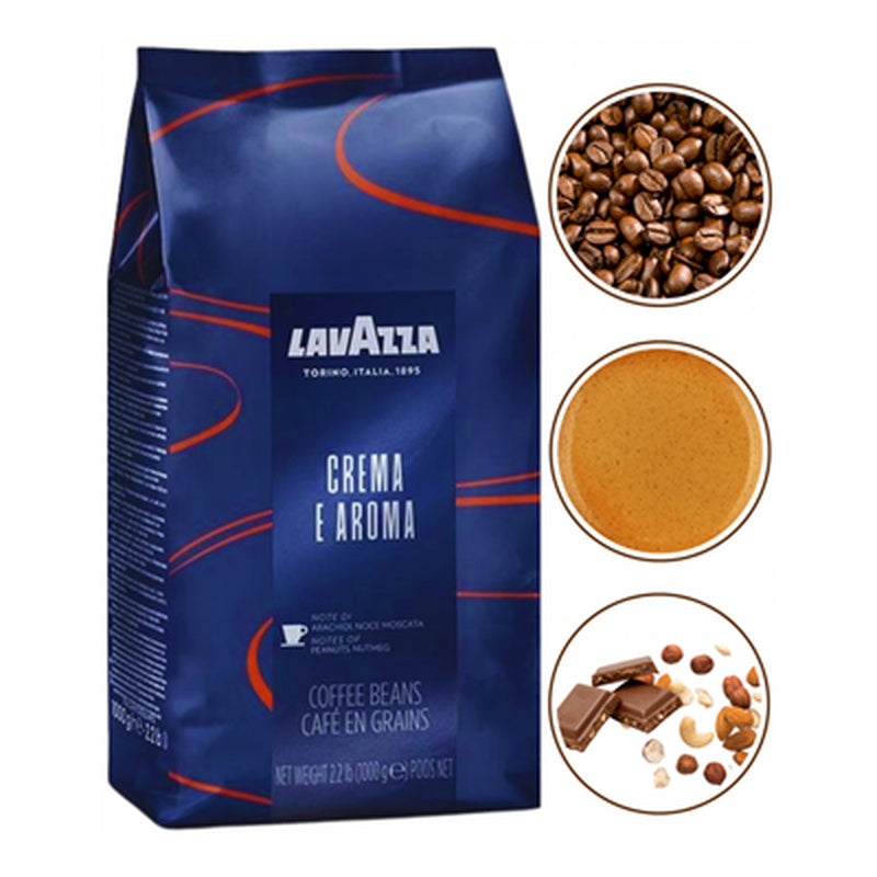 LAVAZZA Crema e Aroma Blue Cafea Boabe 1 Kg