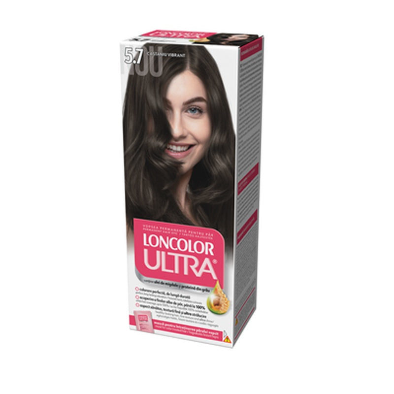LONCOLOR Ultra Vopsea de Par Nuanta 5.70 Duo Rosu Pasional 2 x 100 ml