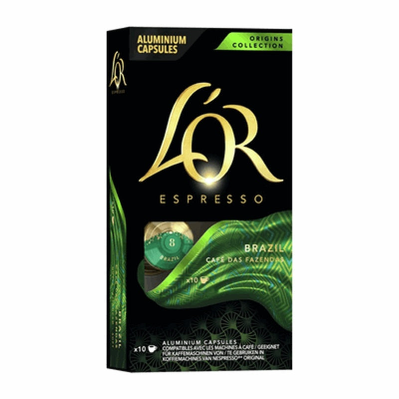 L'OR 10 Capsule Cafea Brazil 52 g