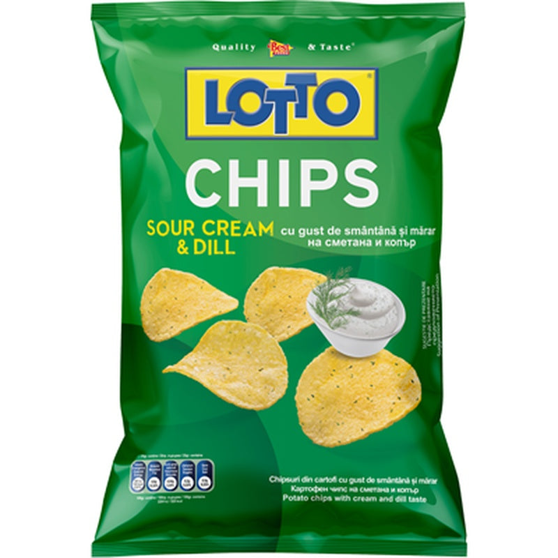 LOTTO Chips Smantana si Marar 60 g