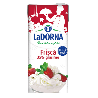 LaDORNA Smantana UHT pentru Frisca 35% Grasime 1 L