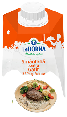 LaDORNA Smantana UHT pentru Gatit 32 % 500 ml