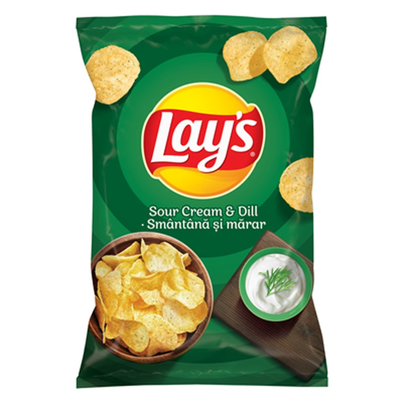 Lay's Chipsuri din Cartofi cu Gust de Smantana 60 g