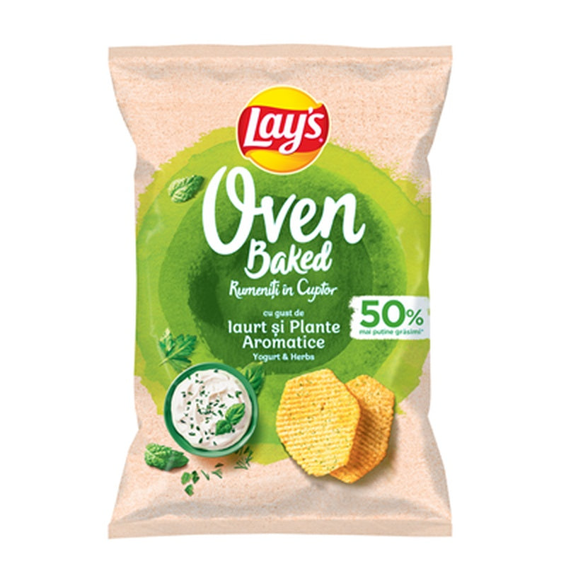 Lay's Oven Baked Chips Iaurt si Plante Aromatice 50 g