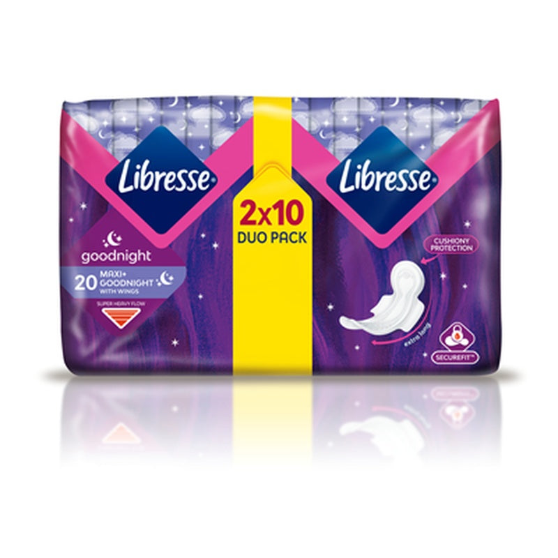 Libresse Duo Maxi Absorbante de Noapte 20 bucăți