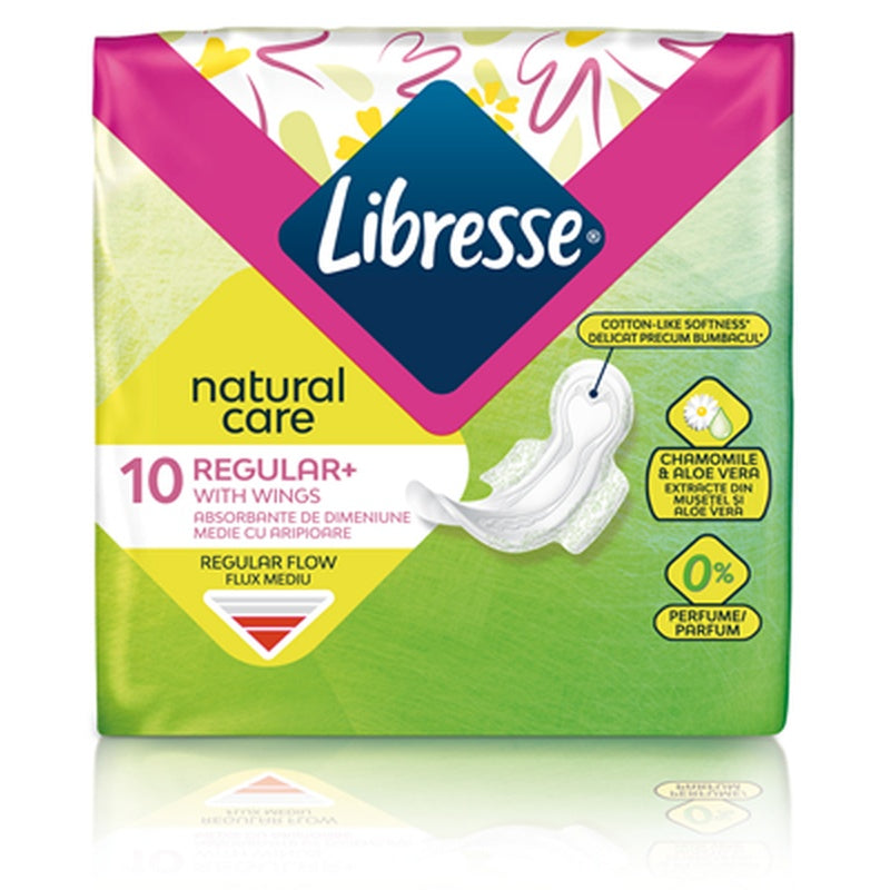 Libresse Natural Care Absorbante Regular 10 bucati