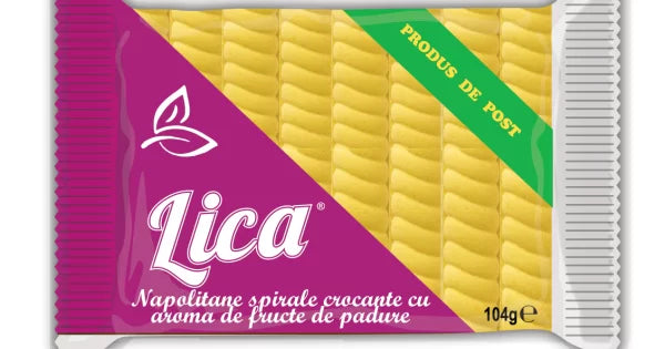 Lica Napolitane Spirale Fructe de Padure 104 g - WALTI
