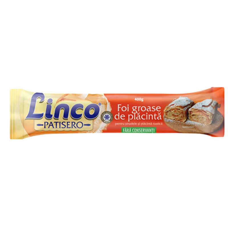 Linco Patisero Foi Groase de Placinta pentru Strudele si Placinta Rustica 400 g