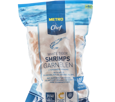 Chef Creveti Cruzi Peeled deveined Congelati Calibru 31-40 800 g ❄