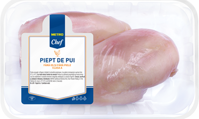 Chef Piept Pui Dezosat fara Piele 650 g