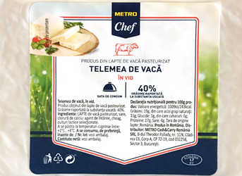 Chef Telemea Vaca, preț/kg (cca. 1 kg)