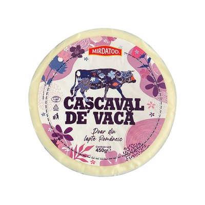 MIRDATOD Cascaval Din Lapte de Vaca 450 g