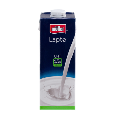 MULLER Lapte Alpi UHT 1,5% Grasime 1 L