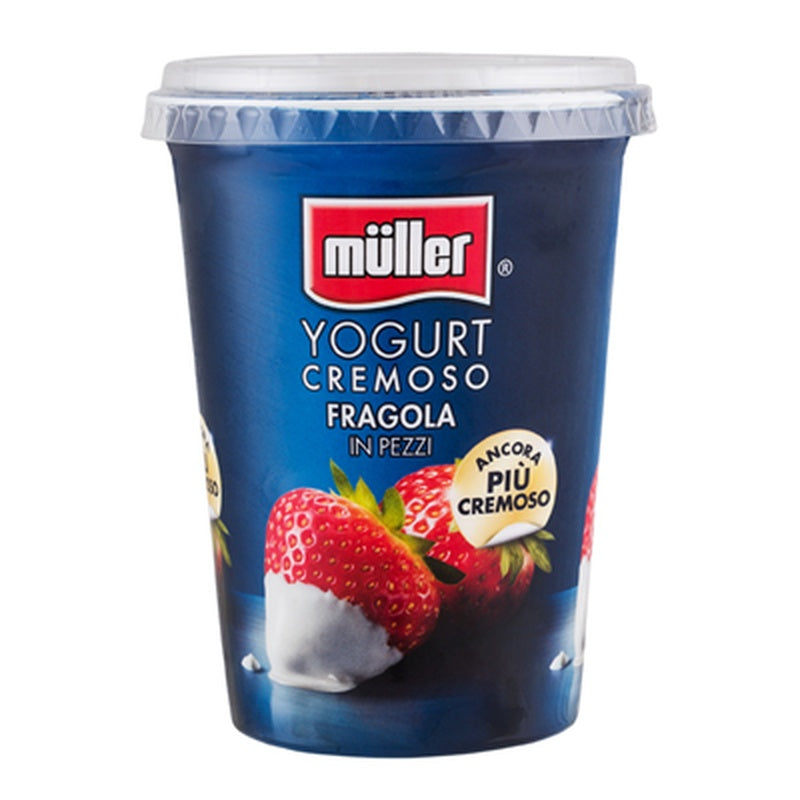 MULLER Iaurt Capsuni 3,6% 500 g