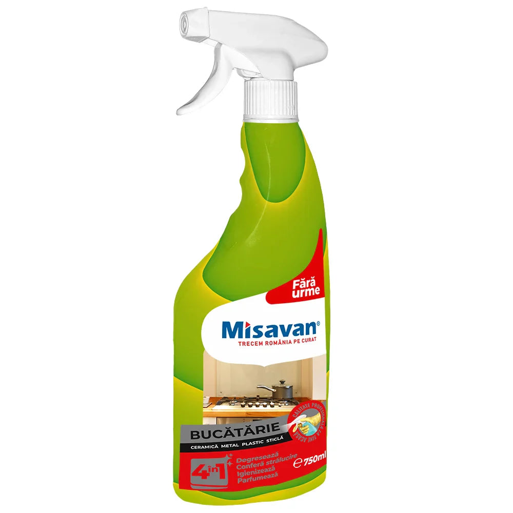 Misavan Solutie Curatare Bucatarie 4in1 750 ml - WALTI