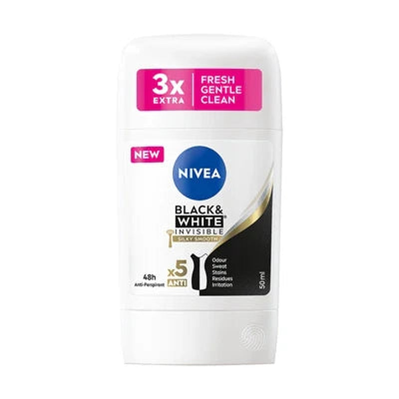 NIVEA Deodorant Stick Feminin Alb & Negru Neted 50 ml