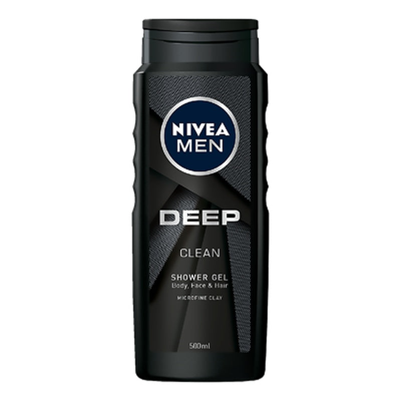 NIVEA Men Deep Clean Gel Dus 500 ml