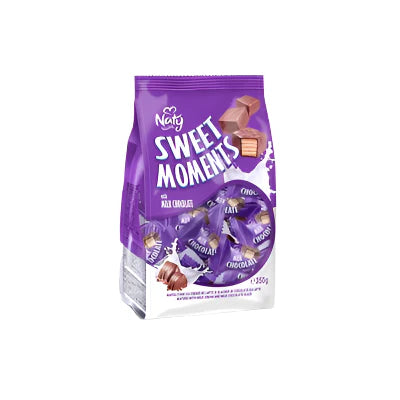 Naty Napolitane Crema Lapte & Glazura Ciocolata 350 g - WALTI