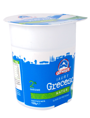 OLYMPUS Iaurt Grecesc 2% Grasime 150 g
