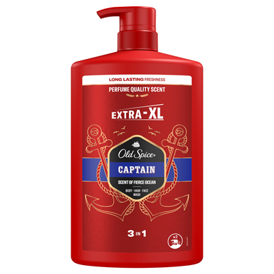 Old Spice Captain 3in1 Gel de Dus si Sampon 1 L