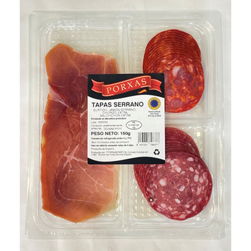 PORXAS Tapas Serrano Feliate 150 g