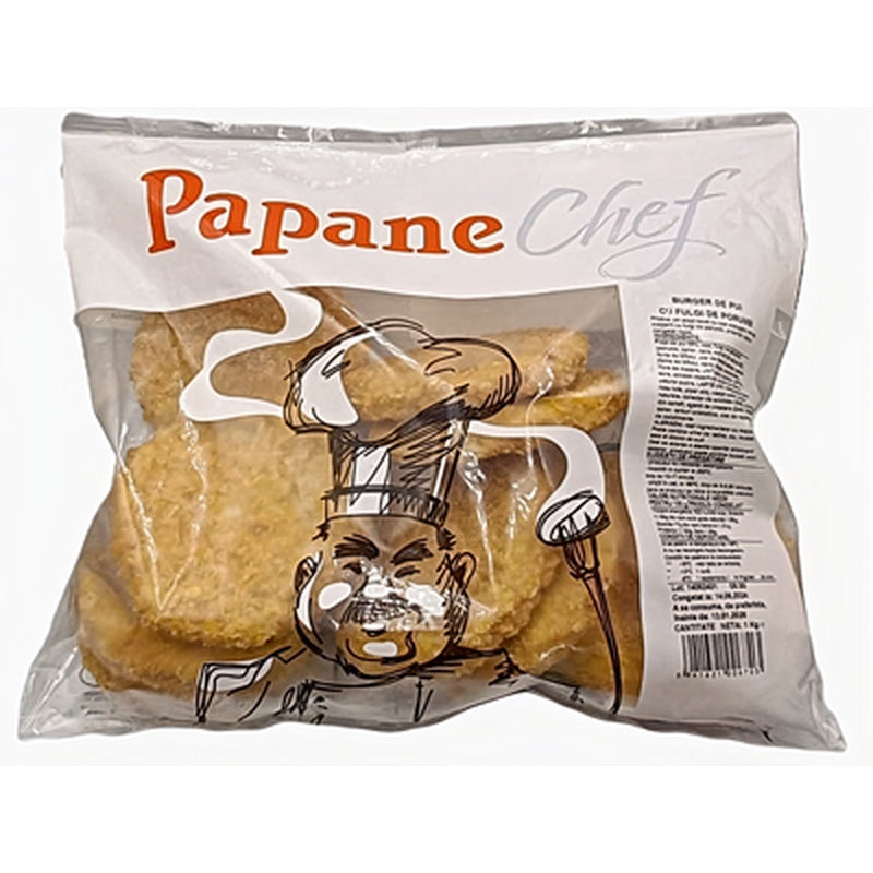Papane Chef Burger Pui Panetat 1 Kg