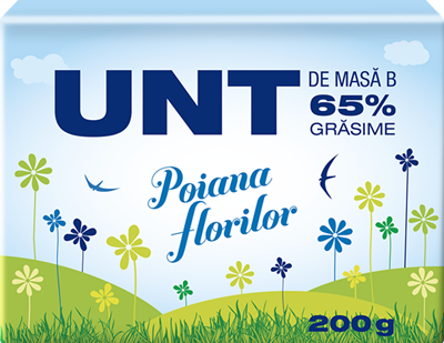 Poiana florilor Unt 65% Grasime 200 g