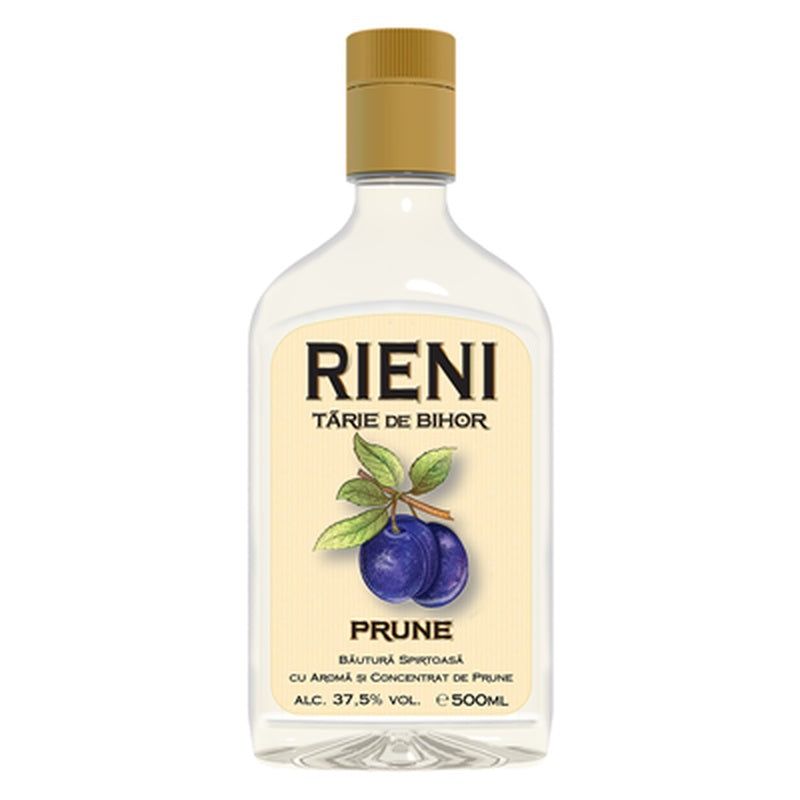 RIENI Tarie de Bihor Prune 37,5% SGR 0,5 L