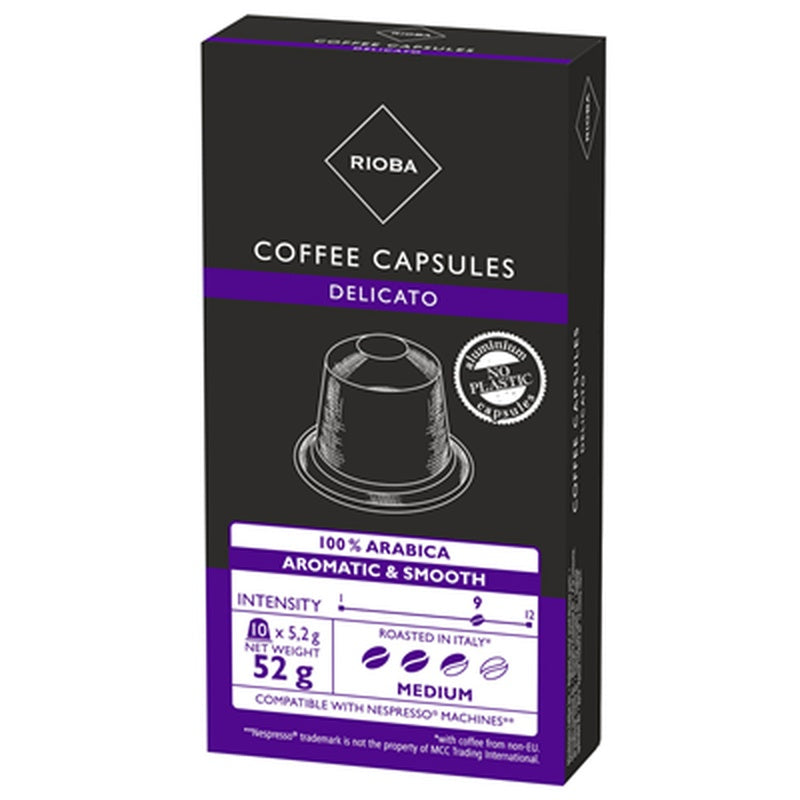 RIOBA Nespresso Cafea Capsule Delicato 52 g